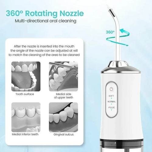 Portable Water Dental Flosser